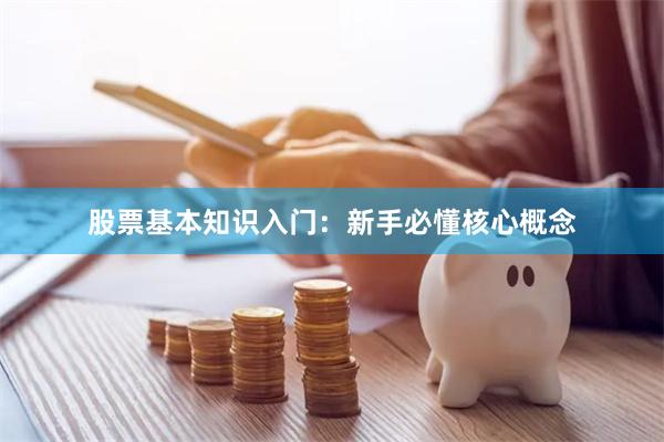 股票基本知识入门：新手必懂核心概念